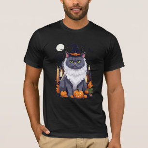 Cat Halloween Niedlich Adorable Funny Animal Carto T-Shirt