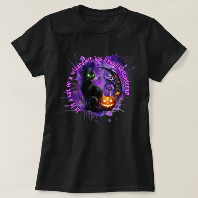 Cat Halloween Shirt (Design vorne)