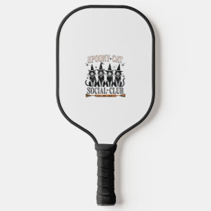 Cat Halloween Spooky Kitten Lover Trick oder Trete Pickleball Schläger