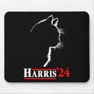 Cat Harris 24 Shirt Abstimmung Kamala Harris für d Mousepad