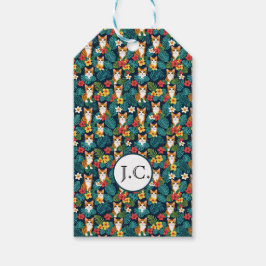Cat Hawaiian Shirt Muster tropische Ingwer Geschenkanhänger