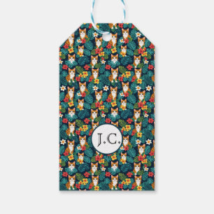 Cat Hawaiian Shirt Muster tropische Ingwer Geschenkanhänger