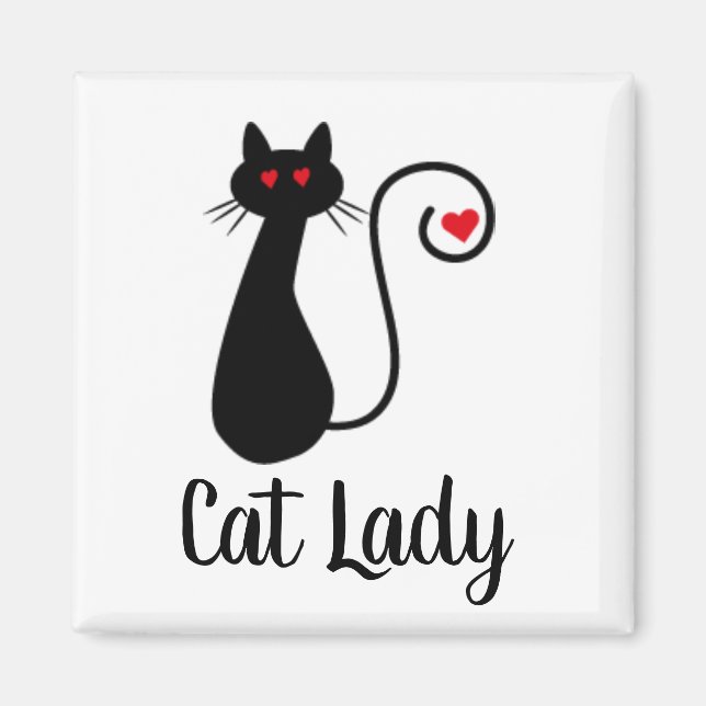 Cat Heart Magnet (Vorne)