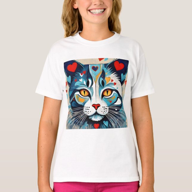 Cat Hearted T-Shirt (Vorderseite)