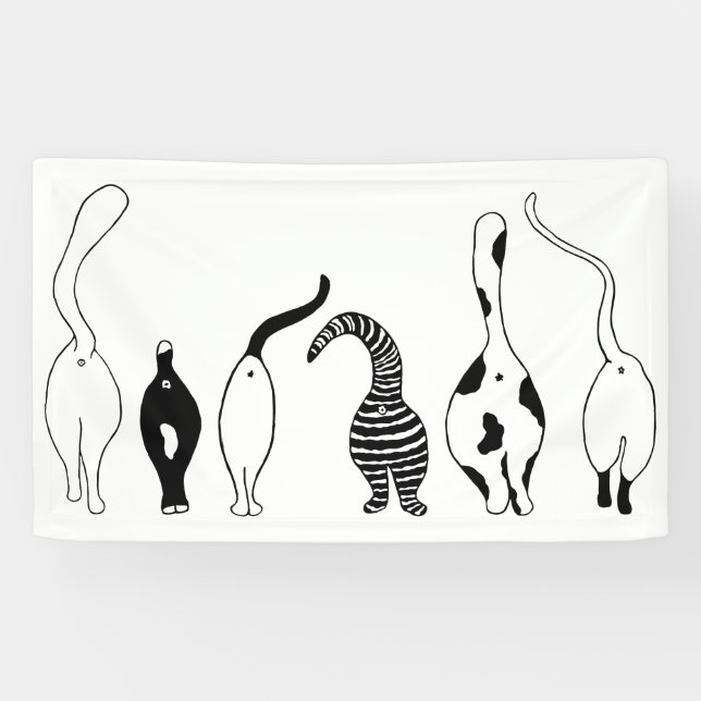 Cat-Hintern Banner (Horizontal)