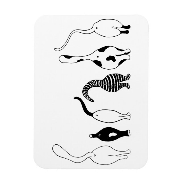 Cat-Hintern Magnet (Vertikal)