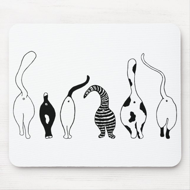Cat-Hintern Mousepad (Vorne)