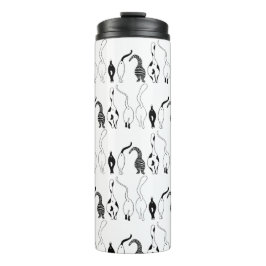 Cat Hintern Muster Thermosbecher