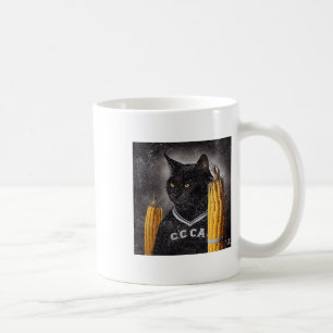 Cat Hockey Corn auf dem Cob Kaffeetasse