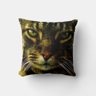 Cat Hypnitizing Eyes Foto Kissen