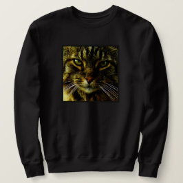 Cat Hypnotizing Look Foto Sweatshirt