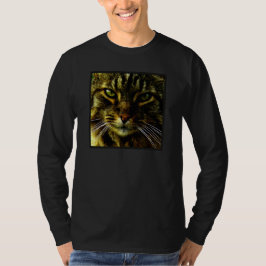 Cat Hypnotizing Look Foto T-Shirt