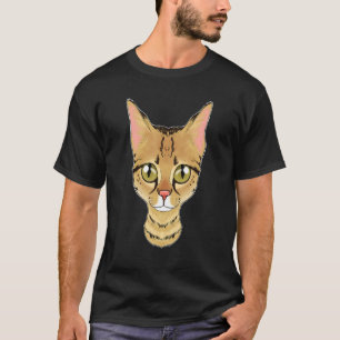 Cat I Cat Face I Savannah Cat T-Shirt