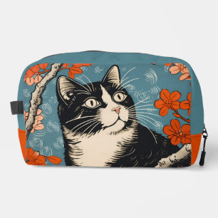 Cat Illustration Dopp Kit Waschbeutel