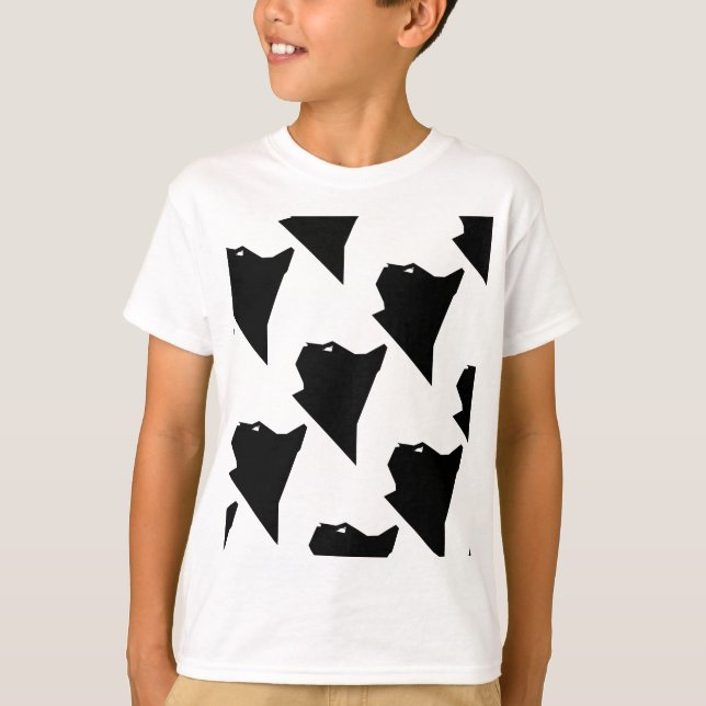 Cat Illustration T - Shirt (Vorderseite)