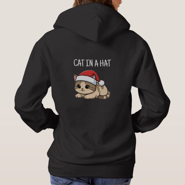Cat in  hat hoodie (Rückseite)