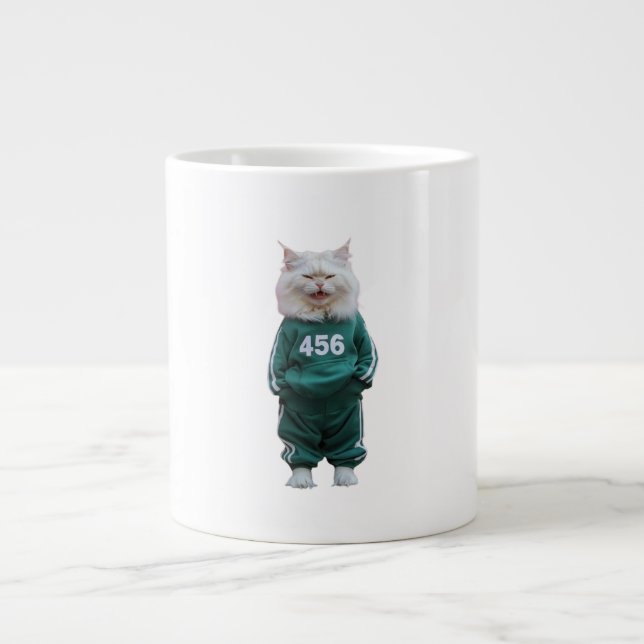 Cat in the Cup Jumbo-Tasse (Vorderseite)