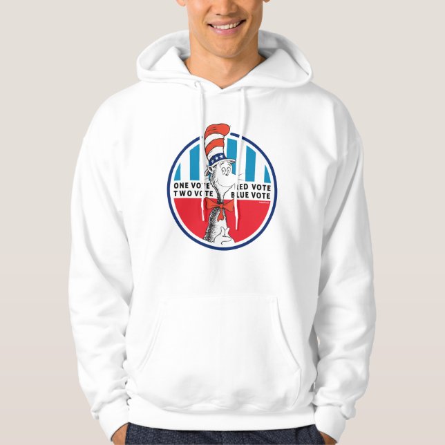 Cat in the Hat | One Vote, Two Vote Hoodie (Vorderseite)
