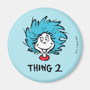 Cat in the Hat Thing 1 Thing 2 - Thing 2 Magnet
