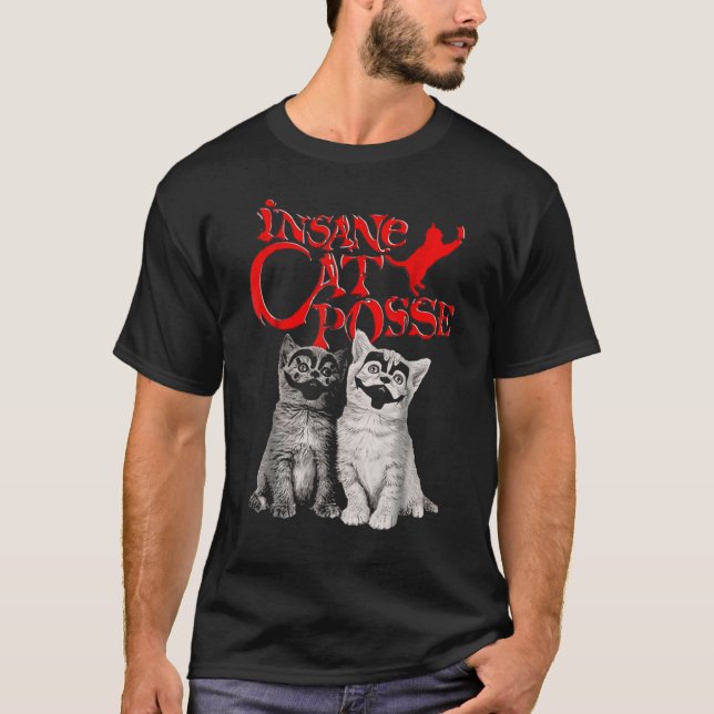 Cat Insane Cat Posse T-Shirt (Vorderseite)
