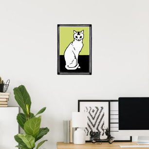 Cat Julie de Graag Art Nouveau Poster