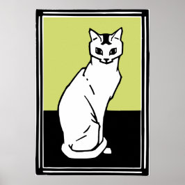 Cat Julie de Graag Art Nouveau Poster