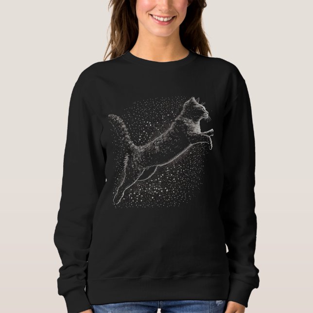 Cat Jumping Graphic Tees Men Women Boys Girls (Vorderseite)