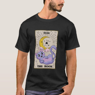 Cat Kawaii Niedlich Tarot Pastel Goth Gothic Occul T-Shirt