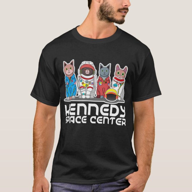 Cat Kennedy Space Center Shirt (Vorderseite)