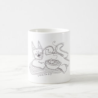 Cat Kitsa Perogie Pyrohy Varenyky Ukrainian Kaffeetasse