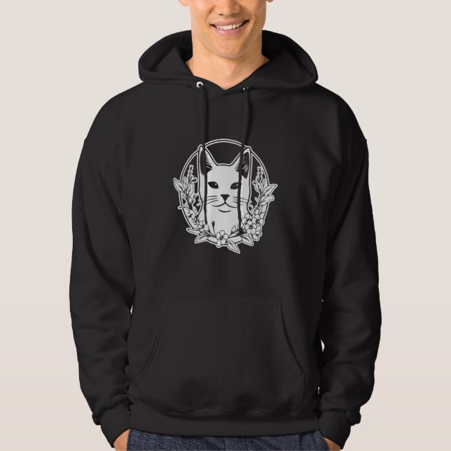 Cat Kitten Feline Pet Hoodie (Vorderseite)