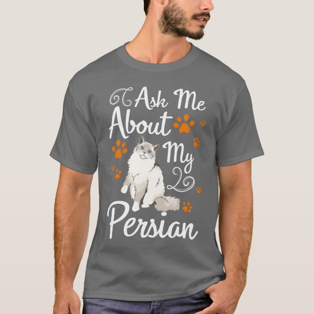 Cat Kitten Kitty lustig T-Shirt (Vorderseite)