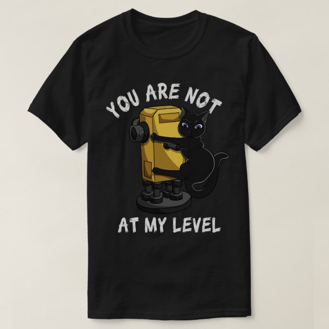 Cat Kitten Land Surveyor Geomatics Geomatics Engin T-Shirt (Design vorne)