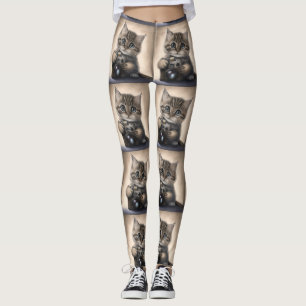 CAT KITTEN PAPARAZZI Yoga Hose Leggings