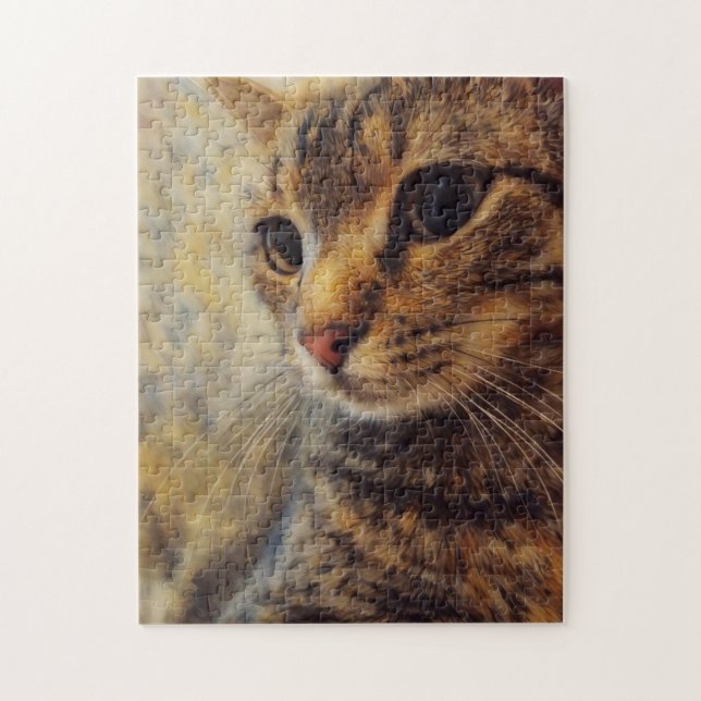 Cat Kitty Art Cat Lover Puzzle (Vertikal)