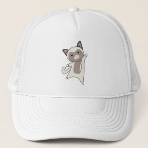 Cat Kitty Fur Nose Niedlicher Tiere Kinder Truckerkappe