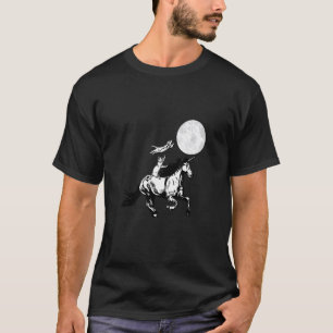 Cat Kitty Unicorn Galloping Pferde Fantasie zufäll T-Shirt