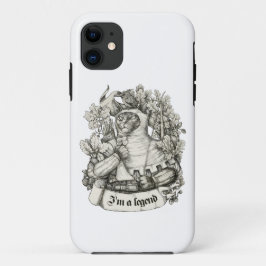 Cat Knight Vintag drucken Case-Mate iPhone Hülle
