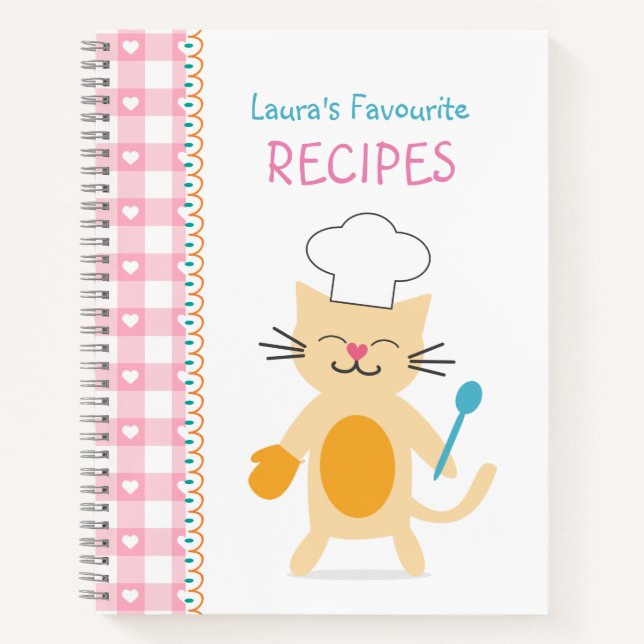 Cat Koch Kids Rezept Journal Notizbuch (Vorderseite)