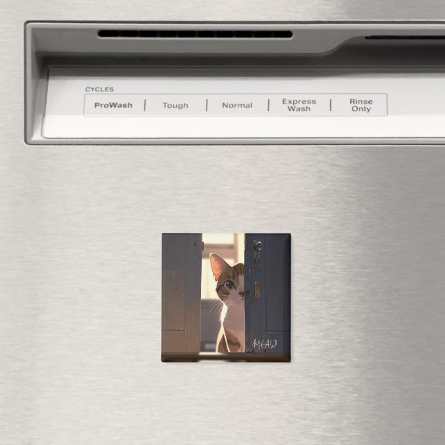 Cat Kühlschrankmagnet (In Situ (Geschirrspüler))