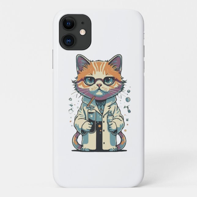 Cat-Labrador Fokussiert Case-Mate iPhone Hülle (Rückseite)