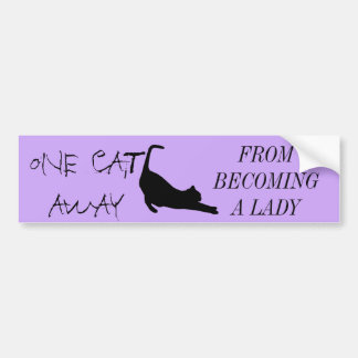 CAT LADY AUTOAUFKLEBER