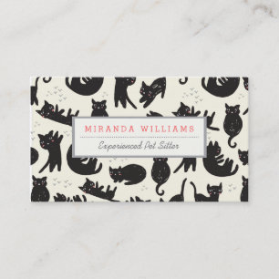 Cat Lady Business Cards Visitenkarte