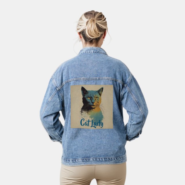 Cat Lady Denim Jacket Jeansjacke (Modell)