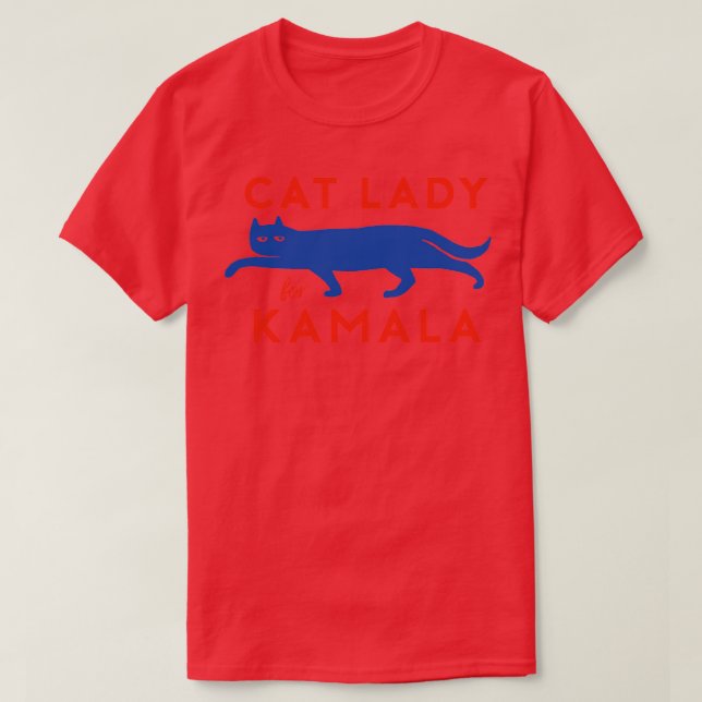Cat Lady for Kamala Crewneck Sweatshirt T-Shirt (Design vorne)