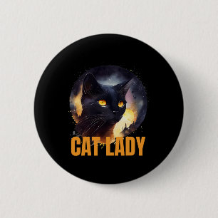 Cat Lady für Kamala Harris einzigartiges Design Button