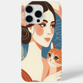 Cat Lady Graphic Illustration Case-Mate iPhone Hülle