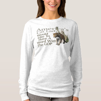 Cat Lady Jaguar Kamala T - Shirt