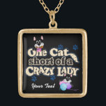 Cat Lady Necklace Vergoldete Kette<br><div class="desc">Cat Lady Necklace</div>