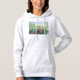 Cat Lady Road Kundgebung Hoodie
